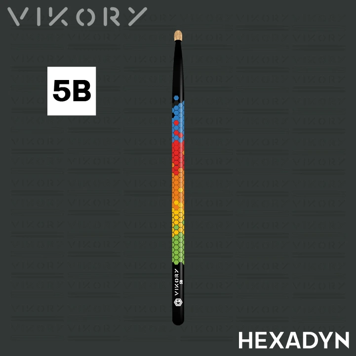 Paire de baguettes de batterie VIKORY Hexadyn 5B